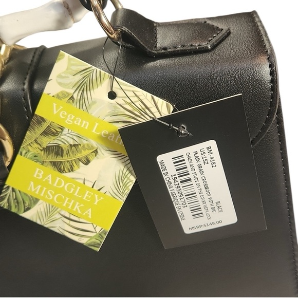 Badgley Mischka 2 way studded bag NWT - Picture 5 of 6